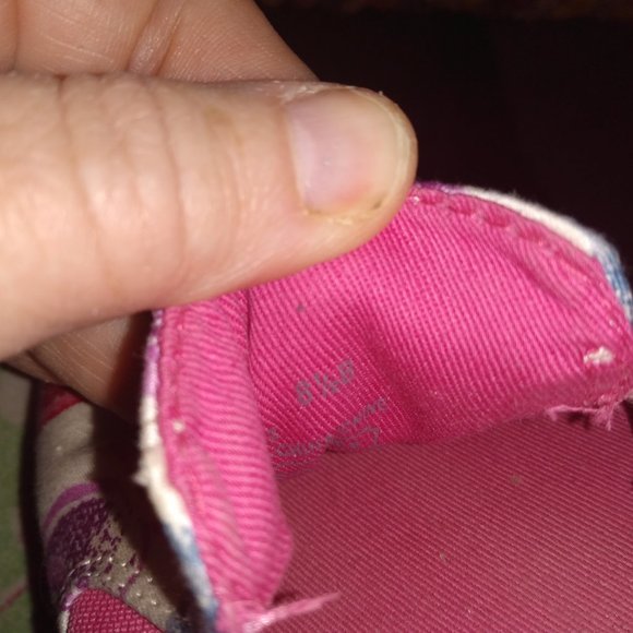 Coach Women's Sneakers Off white multi-colored Signature C flats Size 8.5 - Picture 10 of 10